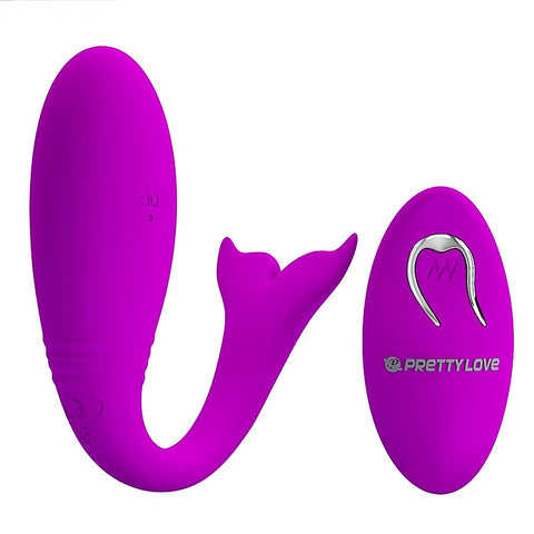 Jordyn Whale Remote Control Couples Vibrator by Baile