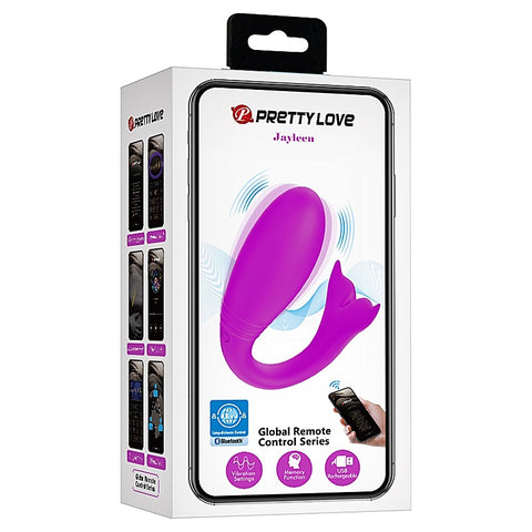 Jayleen Whale Remote Control Couples Vibrator by Baile