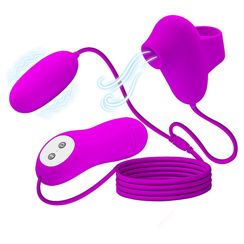 Clitoral Suction and Vibro Bullet Massager by Baile