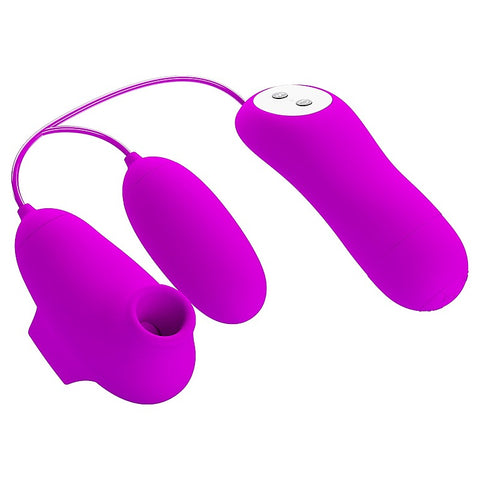 Clitoral Suction and Vibro Bullet Massager by Baile