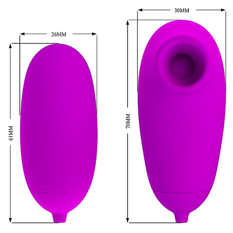 Clitoral Suction and Vibro Bullet Massager by Baile