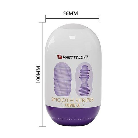 Smooth Stripes Cupid X Male Masturbator Sleeve by Baile