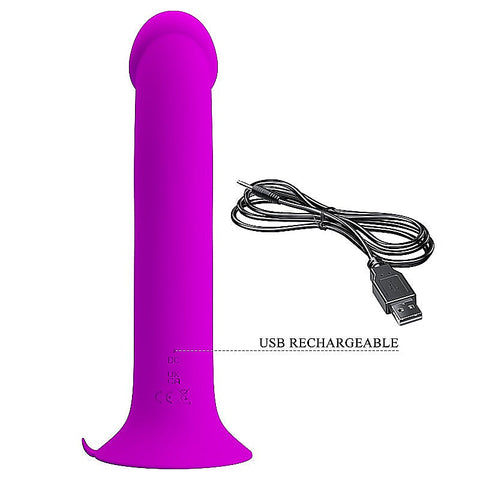 Murray Vibrating and Pulsating Silicone Dildo by Baile