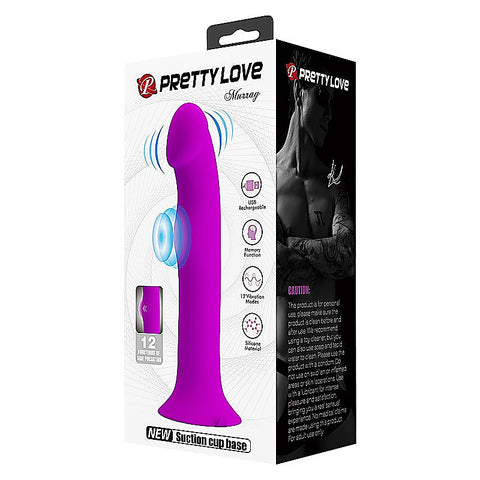 Murray Vibrating and Pulsating Silicone Dildo by Baile