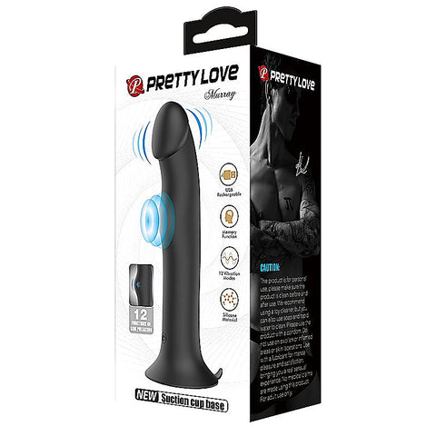 Murray Vibrating and Pulsating Silicone Dildo by Baile
