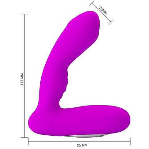 Piper USB Rechargeable Silicone Prostate Vibrator by Baile