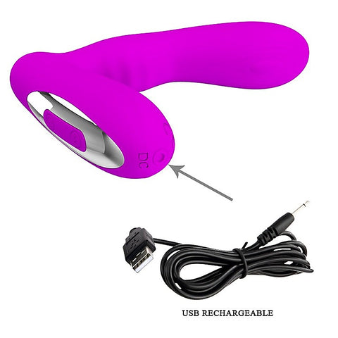 Piper USB Rechargeable Silicone Prostate Vibrator by Baile