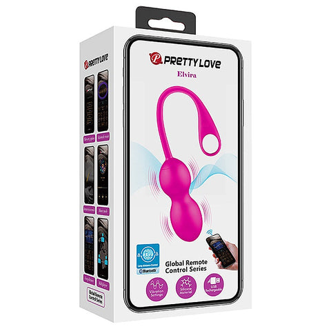Elvira 12 Functions Rechargeable Vibrating Kegel Ball