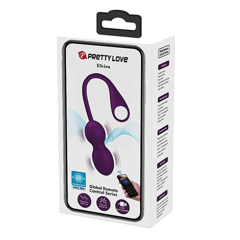 Elvira 12 Functions Rechargeable Vibrating Kegel Ball