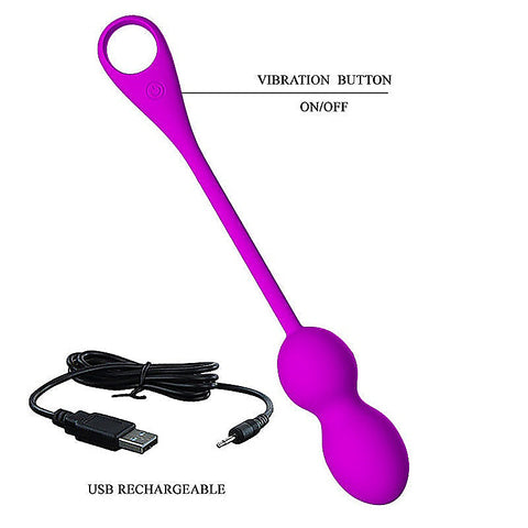 Elvira 12 Functions Rechargeable Vibrating Kegel Ball