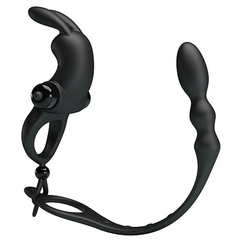V 10 Speed Mens Vibrating Penis Sleeve by Baile
