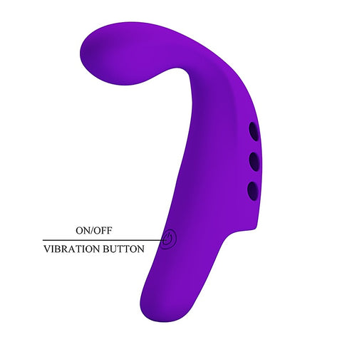 Gorgon 10 Functions Silicone Finger Vibrator by Baile