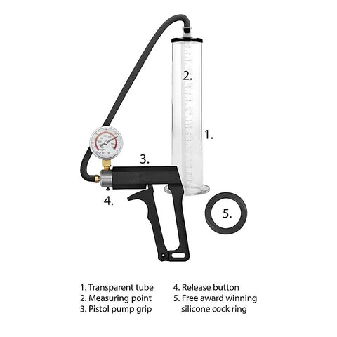 Pumped Ultra- 12 Inch Wide Penis Pump by Shots Toys