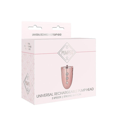 Pumped Universal Rechargeable Penis Pump Head by Shots Toys