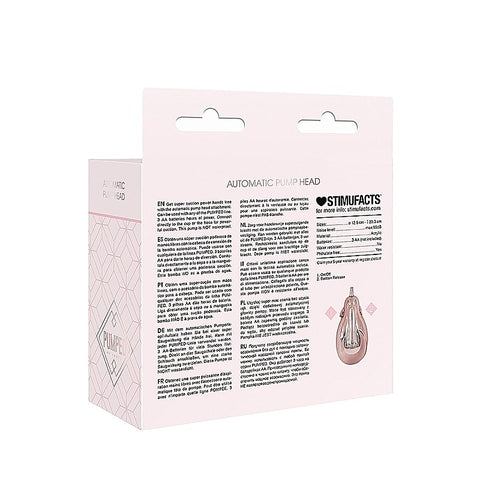 Pumped Automatic Penis Pump Head by Shots Toys