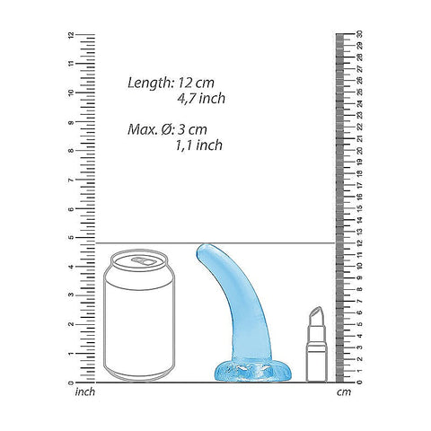 13.5 cm Suction Cup Non Realistic Dildo by Shots Toys
