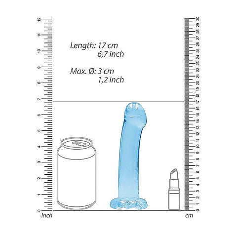 17 cm Suction Cup TPE Non Realistic Dildo by Shots Toys