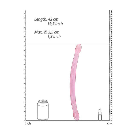42 cm Huge Non Realistic Double Dong by Shots Toys