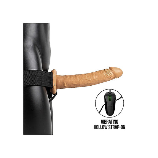 Vibrating Hollow Strapon by Shots Toys