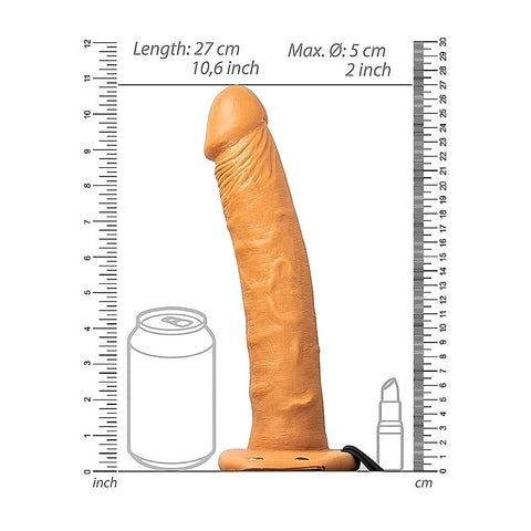 Vibrating Hollow Strapon by Shots Toys