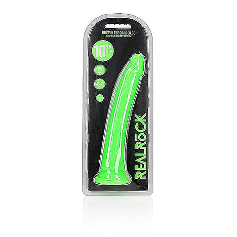 10 Inch Slim Glow in the Dark Neon Dong by Shots Toys