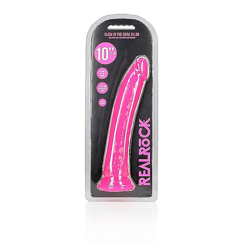 10 Inch Slim Glow in the Dark Neon Dong by Shots Toys