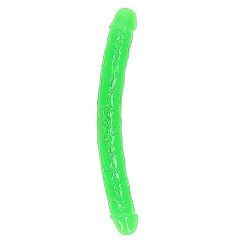 12 Inch Glow in the Dark Neon Double Dong by Shots Toys