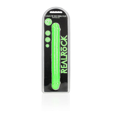 12 Inch Glow in the Dark Neon Double Dong by Shots Toys