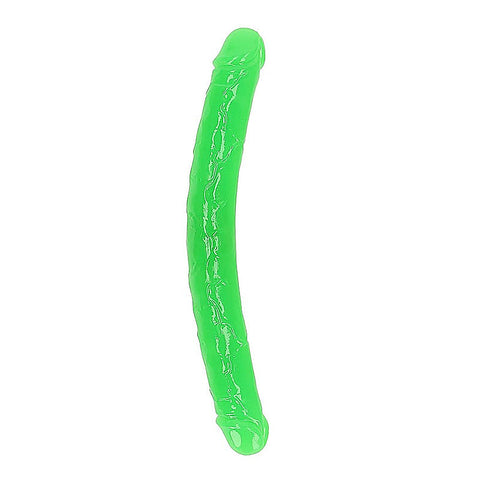 15 Inch Glow in the Dark Neon Double Dong by Shots Toys