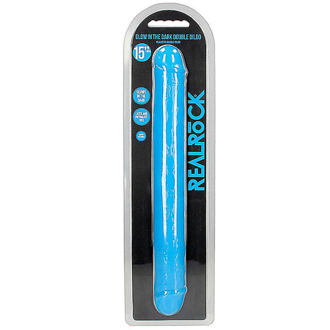 15 Inch Glow in the Dark Neon Double Dong by Shots Toys