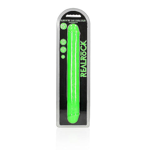 15 Inch Glow in the Dark Neon Double Dong by Shots Toys