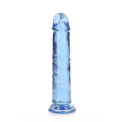 Straight 7 Inch Crystal Clear Dildo by Shots Toys