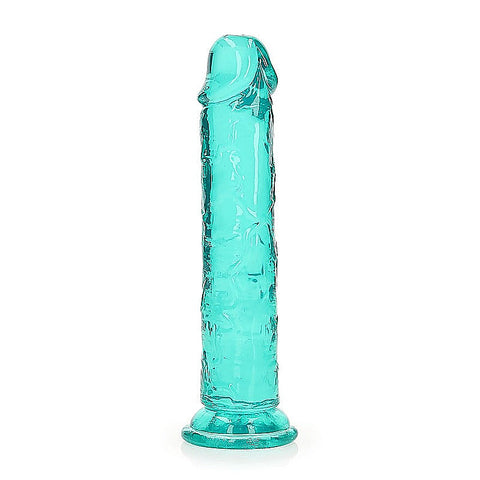 Straight 7 Inch Crystal Clear Dildo by Shots Toys