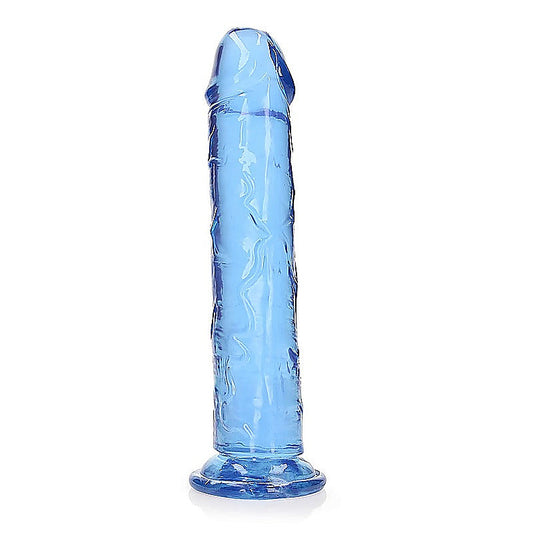Crystal Clear 9 Inch Straight No Balls Dildo by Shots Toys