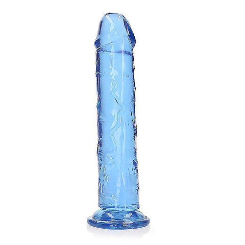 Crystal Clear 9 Inch Straight No Balls Dildo by Shots Toys
