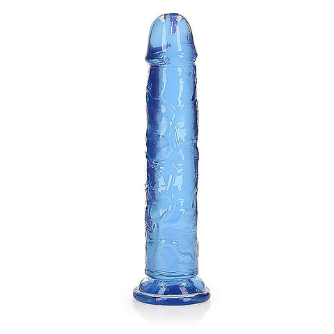 Crystal Clear 9 Inch Straight No Balls Dildo by Shots Toys
