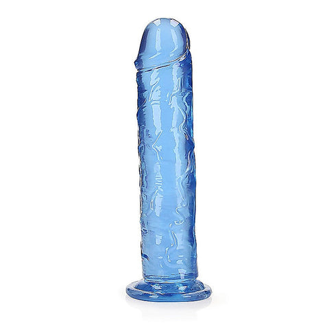 Crystal Clear 9 Inch Straight No Balls Dildo by Shots Toys
