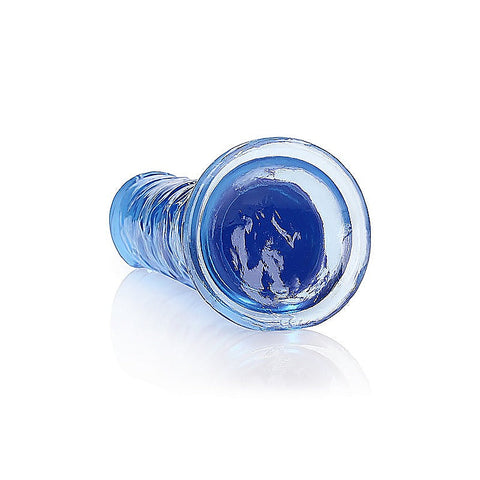 Crystal Clear 9 Inch Straight No Balls Dildo by Shots Toys