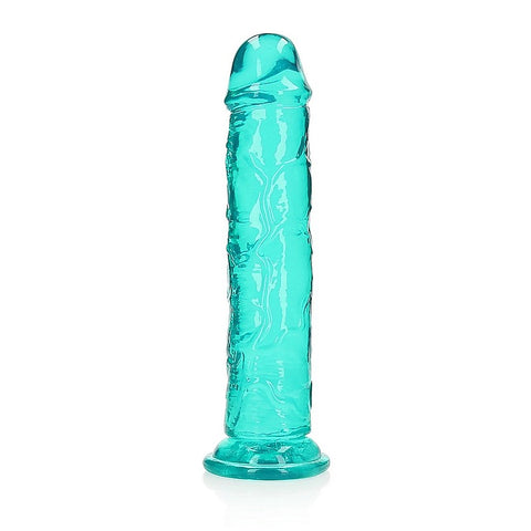 11 Inch Crystal Clear Straight No Balls Dildo by Shots Toys