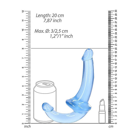 Crystal Clear 6 Inches Strapless Strap On Dildo