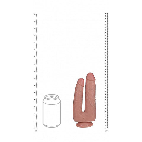 RealRock Ultra Realistic Skin Double Trouble Dildo 7/8 Inch