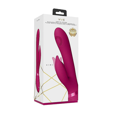 AIMI Rechargeable Triple Motor Swinging Rabbit Vibe