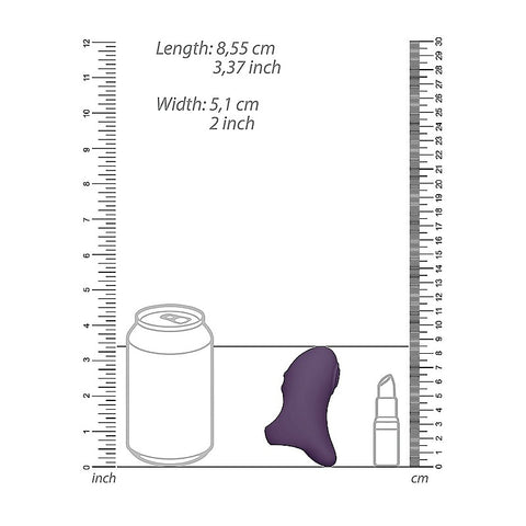 Hana Rechargeable Pulse-Wave Silicone Finger Vibrator