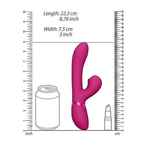 Hide Pulse & Airwave Technology Rabbit Vibrator