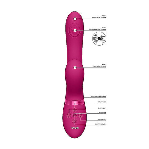 Hide Pulse & Airwave Technology Rabbit Vibrator