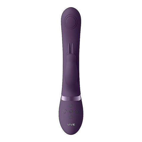 May Rechargeable Silicone Dual Pulse Wave Rabbit Vibe