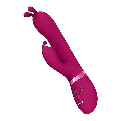 Gada Triple Action Vibrating Rabbit by Shots Toys