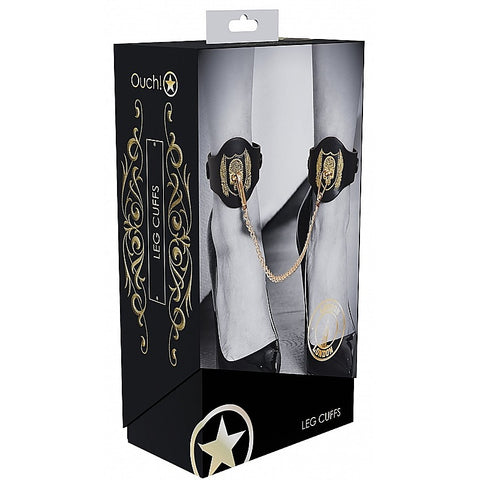 Ouch! London Collection Bondage Leg Cuffs by Shots Toys