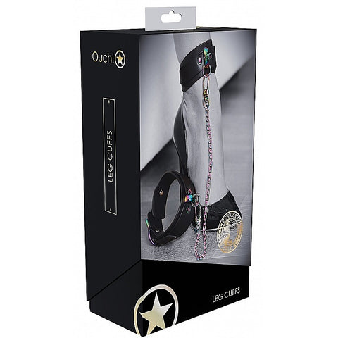 Ouch! Venice Collection BDSM Leg Cuffs by Shots Toys