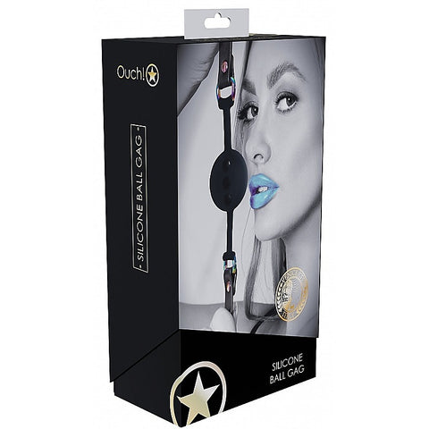 Silicone Bondage Ball Gag by Shots Ouch!
